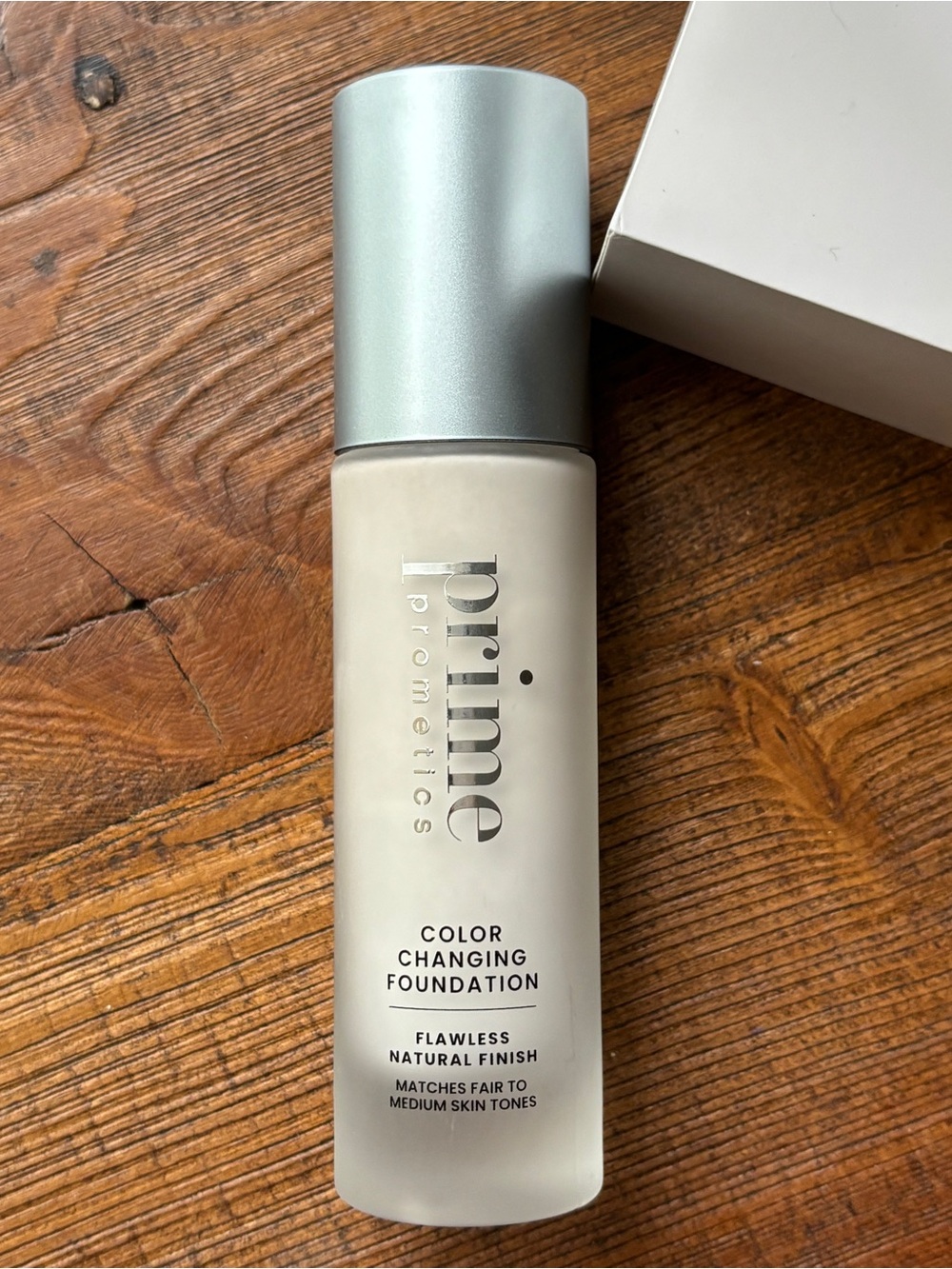 FULL BOTTLE Prime Prometics Color Changing Foundation Flawless Natural Finish